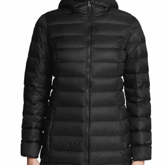 Eddie Bauer Jackets & Blazers - Eddie Bauer Women's Packable Down Black hood coat